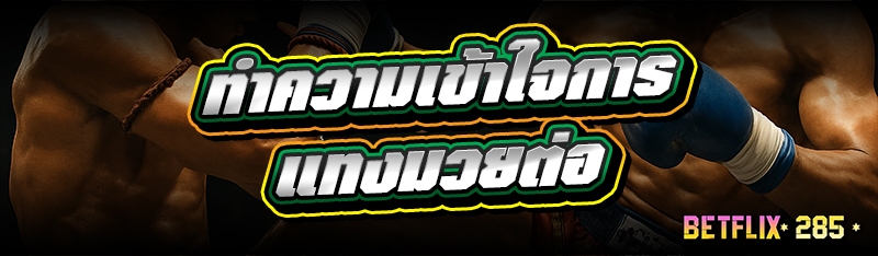 ทำความเข้าใจการ แทงมวยต่อ