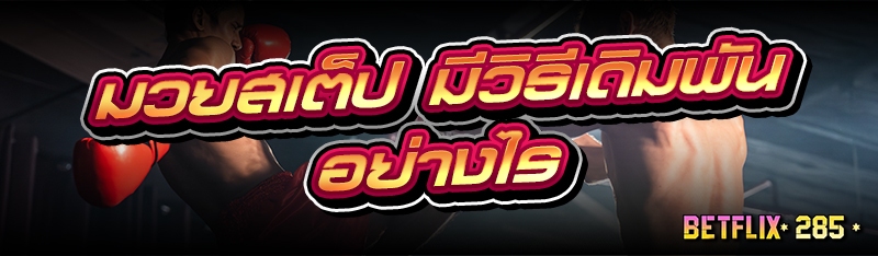 มวยสเต็ป มีวิธีเดิมพันอย่างไร