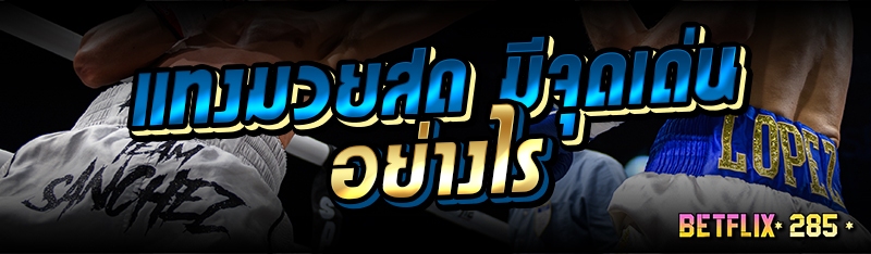 แทงมวยสด มีจุดเด่นอย่างไร